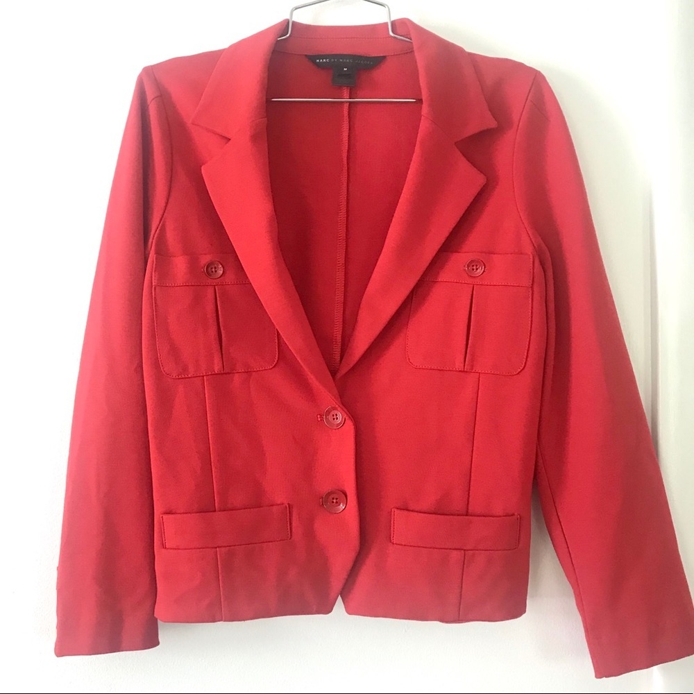 Marc by Marc Jacobs red blazer jacket coat